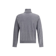 Dsquared² Gray Fleece Wool Turtleneck