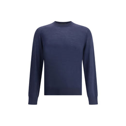 Dsquared² Blue Fleece Wool Sweatshirt