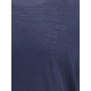 Dsquared² Blue Fleece Wool Sweatshirt