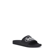 Balenciaga Black Rubber Flat Sandals