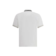 Ferragamo White Cotton Polo Shirt