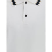 Ferragamo White Cotton Polo Shirt
