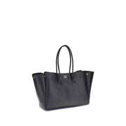 Balenciaga Black Calf Leather Bos Taurus Shoulder Bag