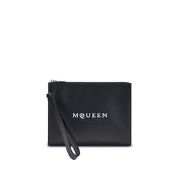 Alexander McQueen Black Calf Leather Bos Taurus Wallet