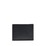 Alexander McQueen Black Calf Leather Bos Taurus Wallet