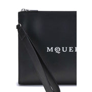 Alexander McQueen Black Calf Leather Bos Taurus Wallet