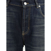 Alexander McQueen Blue Cotton Jeans Denim