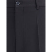Balenciaga Black Viscose Dress Pants
