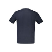 Hugo Boss Blue Cotton Men T-Shirt