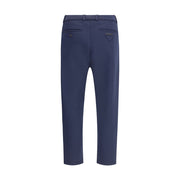 Prada Blue Polyester Casual Pants