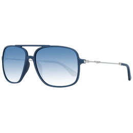 Police Blue Plastic Sunglasses