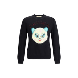 Valentino Black Cotton Sweatshirt