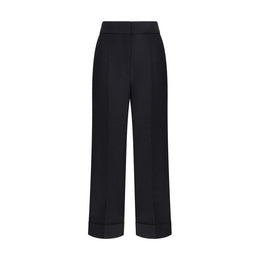 Valentino Black Wool Dress Pants