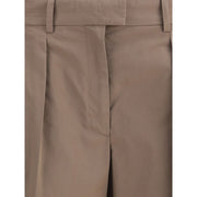 The Row Beige Cotton Casual Pants