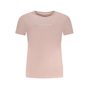 Guess Jeans Pink Cotton T-Shirt