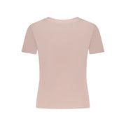 Guess Jeans Pink Cotton T-Shirt