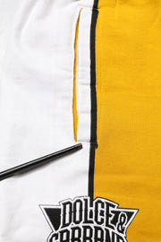 Dolce & Gabbana Yellow Cotton Jogger Skinny Sweatpants Pants