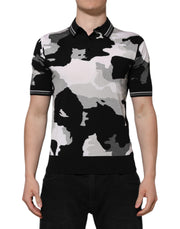 Dolce & Gabbana Multicolor Camouflage Collared Polo T-shirt