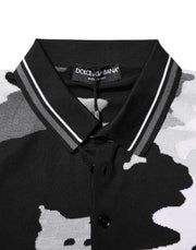 Dolce & Gabbana Multicolor Camouflage Collared Polo T-shirt