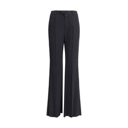 Balenciaga Black Viscose Flared Pants