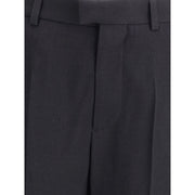 Balenciaga Black Viscose Flared Pants