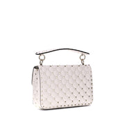 Valentino Garavani Cream Lamb Ovis Aries Aries Shoulder Bag