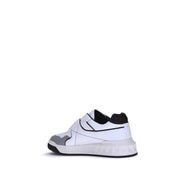 Valentino Garavani White Calf Leather Bos Taurus Low Top Sneakers
