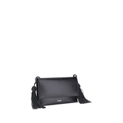 Jil Sander Black Calf Leather Bos Taurus Shoulder Bag