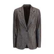 Brunello Cucinelli Yellow Polyester Blazer