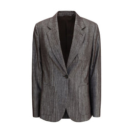 Brunello Cucinelli Yellow Polyester Blazer