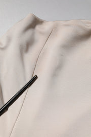 Roberto Cavalli Ivory Viscose Sheath Knee Length Dress