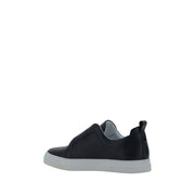 Pierre Hardy Black Calf Leather Bos Taurus Low Top Sneakers