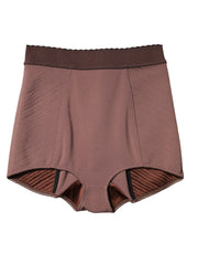 Dolce & Gabbana Brown Viscose High Waisted Hot Pants Shorts