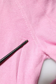 Dolce & Gabbana Pink Floral Detailing Cardigan Sweater