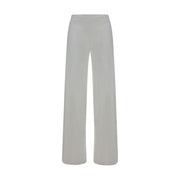 Avenue Montaigne White Rayon Casual Pants