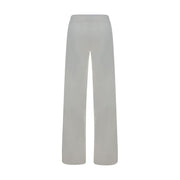 Avenue Montaigne White Rayon Casual Pants