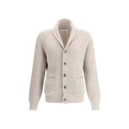 Brunello Cucinelli Beige Cotton Cardigan