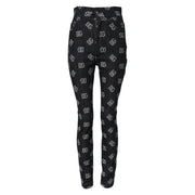 Dolce & Gabbana Black DG Logo High Waist Skinny Denim Jeans
