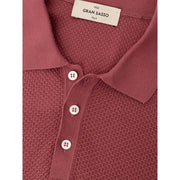 Gran Sasso Red Cotton Polo Shirt