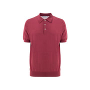 Gran Sasso Red Cotton Polo Shirt