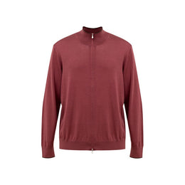 Gran Sasso Red Silk T-Shirt