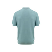 Gran Sasso Blue Cotton Polo Shirt