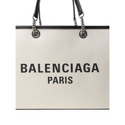 Balenciaga Gray Cotton Tote Bag