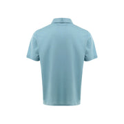Gran Sasso Blue Cotton Polo Shirt
