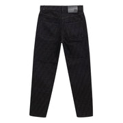 Fendi Black Cotton Slim Fit Jeans