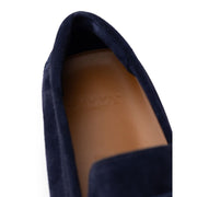 Bally Blue Leather Moccassin