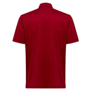 Canali Red Cotton Shortsleeve Shirt