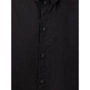 Balenciaga Black Cotton Long Dress