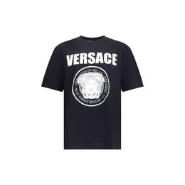 Versace Black Cotton T-Shirt