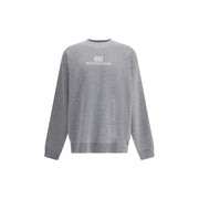 Balenciaga Gray Cotton Sweatshirt